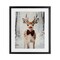 Stupell Industries Baby Reindeer with Red Nose Framed Print Under Glass, design by Arlington Prints